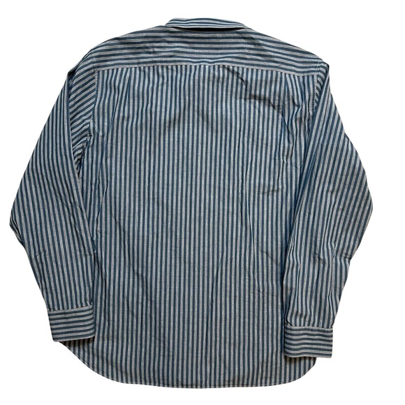 Bonobos Mens Button Down Shirt Size XXL Gray Striped Slim Fit Long Sleeve Cotton - Picture 3 of 5